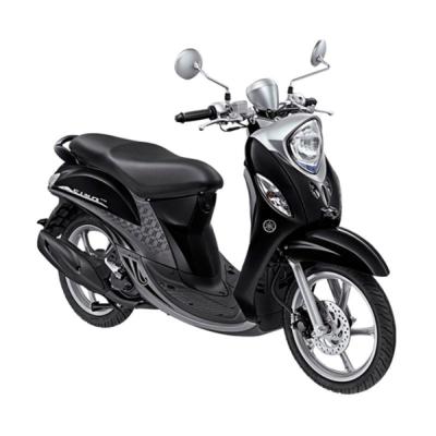 Yamaha Fino Premium FI Black Silver Sepeda Motor [OTR Yogyakarta]