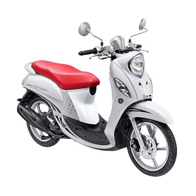 Yamaha Fino Premium FI Fashion White Sepeda Motor [OTR Surabaya]