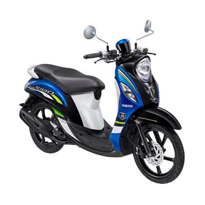 Yamaha Fino Sporty FI Sporty Blue Sepeda Motor [OTR Kalimantan Selatan]