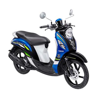 Yamaha Fino Sporty FI Sporty Blue Sepeda Motor [OTR Surabaya]