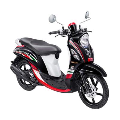 Yamaha Fino Sporty FI Urban Black Sepeda Motor [OTR Surabaya]