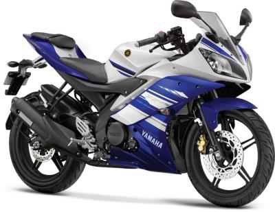 Yamaha YZF R15 Racing Blue Sepeda Motor [OTR Kalimantan Timur]