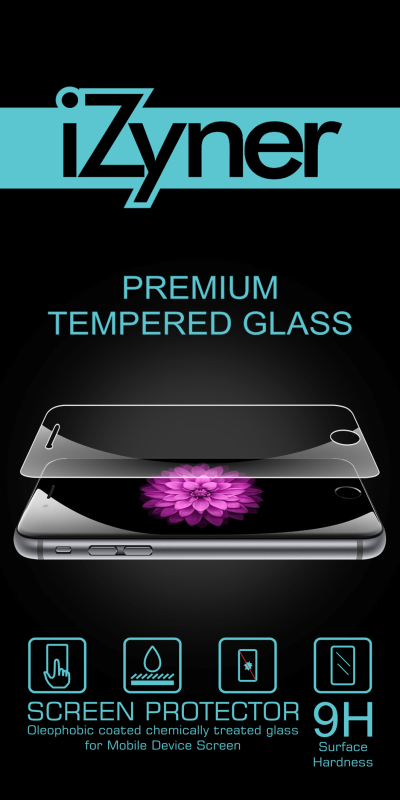iZyner Tempered Glass Screen Protector for iPhone 5 [9H]