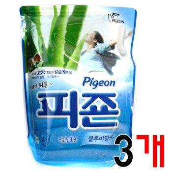 [C] / Pigeon / Pigeon X3 Blue Dog Bianca fabric softener refill 1800ml / fabric softener / laundry detergent additives / Pigeon / (Pigeon)