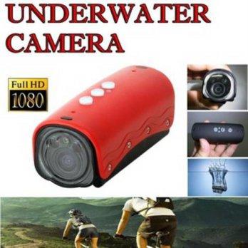 [globalbuy] 12Mp Resolution 20 Meters Underwater Waterproof Night Sports Helmet Camera 108/835897
