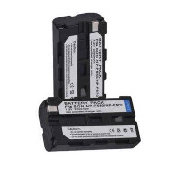 [globalbuy] 2 pcs NP-F550 NP F550 F570 Camera Camcorder Rechargeable Li-ion Battery For So/1350474