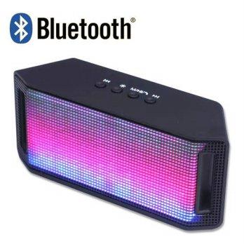 [globalbuy] 2015 Mini Portable Wireless Bluetooth Speaker LED Colored lights Speakers USB /2047341