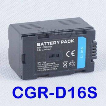 [globalbuy] 2200mAh Lithium Ion Rechargeable Battery pack for Panasonic CGR-D16, CGR-D16A,/2960924