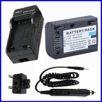 [globalbuy] Battery + Charger For Sony HDR-CX690, HDR-CX700V, HDR-CX720V, HDR-CX730, HDR-C/1434252