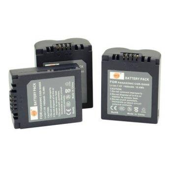 [globalbuy] DSTE 3PCS DMW-S006E Rechargeable Battery For Panasonic Lumix DMC-FZ7-S FZ30/FZ/2619854