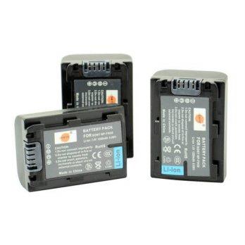 [globalbuy] DSTE 3PCS NP-FH50 Rechargeable Battery For Sony A230 A290 A390 DSC-HX1 HX100 H/2619600