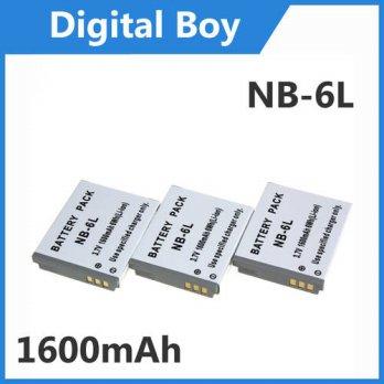 [globalbuy] Digital boy FAST SHIPPING 3 PCS NEW BATTERY NB-6L 6L NB6L NB 6L FOR IXUS85IS I/1030650