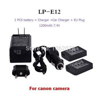 [globalbuy] For canon LP E12, EOS M M2 100D Kiss X7 Rebel SL1 LP-E12 digital camera batter/2521506