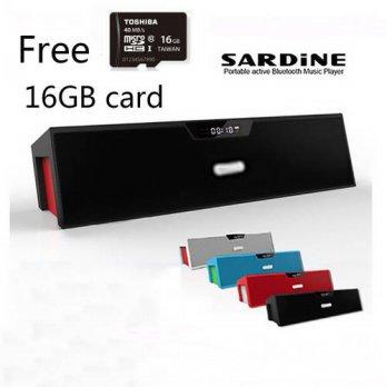 [globalbuy] Free 16GB Card Sardine HIFI Portable Bluetooth Speaker 10w FM Radio wireless /1999708