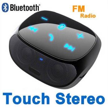 [globalbuy] Free Shipping Wireless Bluetooth Speaker TF AUX USB FM Radio with Built-in Mic/2962643