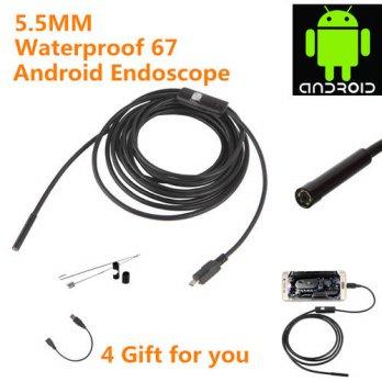 [globalbuy] GRDEAL 5M 16FT cable 5.5mm 6 LED 720P Android USB Endoscope IP67 Waterproof In/2700566