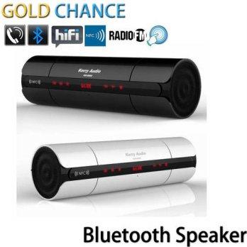 [globalbuy] High Quality NFC FM HIFI Bluetooth Speaker Wireless Stereo Portable Loudspeake/2964035