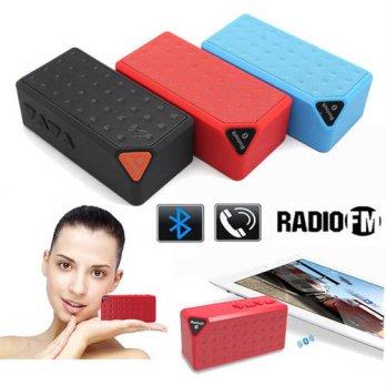 [globalbuy] MINI Bluetooth Speaker X3 Jambox Style TF USB FM Wireless Portable Music Sound/2962973