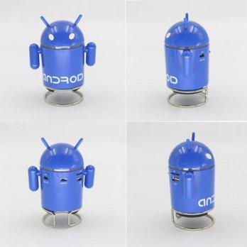 [globalbuy] Mini Robot Android Speaker, USB Speaker MP3 Player TF Card Music + FM/2621848