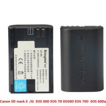 [globalbuy] New 2x 1600mAh LP-E6 LPE6 Camera Battery For Canon 5D Mark II III 7D 60D EOS 6/2176137