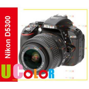 [globalbuy] Original New Nikon D5300 Digital SLR 24.2MP Black Camera with Nikkor 18-55mm V/2170436