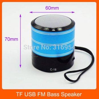 [globalbuy] Portable Super Bass Mini Speakers Support TF USB FM With Digital Screen all me/1871689