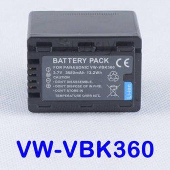[globalbuy] VW-VBK360 Battery Pack for Panasonic HDC-TM40,HDC-TM41,HDC-TM41H,HDC-TM55,HDC-/789888