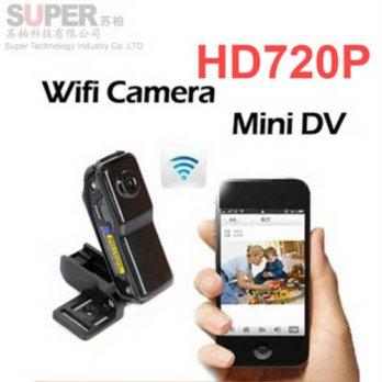 [globalbuy] original HD 720P WiFi camera Mini DV Wireless IP Camera wifi camcorder Video R/2404713