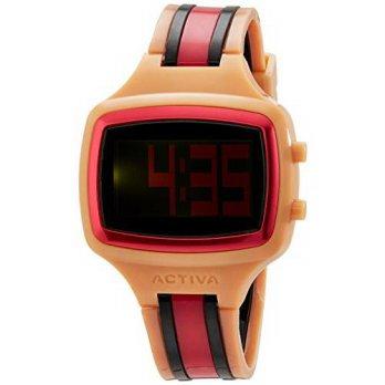 [macyskorea] Activa By Invicta Unisex AA401-024 Watch with Salmon, Black, and Pink Band/9953713