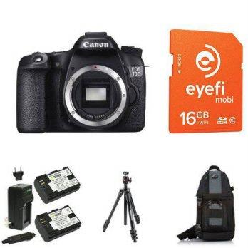 [macyskorea] Amazon Canon EOS 70D Digital SLR Camera (Body Only) + Eye-Fi Memory Card, Bag/7070358