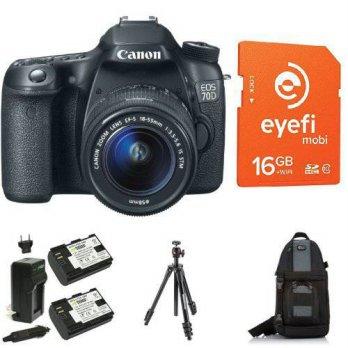 [macyskorea] Amazon Canon EOS 70D Digital SLR Camera with 18-55mm STM Lens + Eye-Fi Memory/7070343