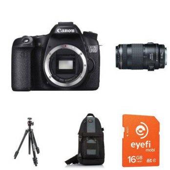 [macyskorea] Amazon Canon EOS 70D Digital SLR Camera with 70-300mm USM Lens + Eye-Fi Memor/7697083