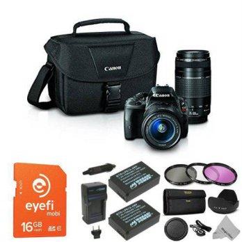 [macyskorea] Amazon Canon EOS Rebel SL1 Digital SLR with 18-55mm STM + 75-300mm f/4-5.6 II/9505892
