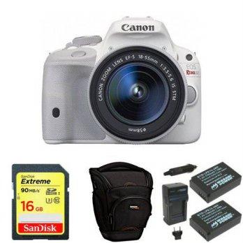 [macyskorea] Amazon Canon EOS Rebel SL1 Digital SLR with 18-55mm STM Lens (White) + Memory/7696979