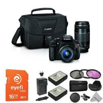 [macyskorea] Amazon Canon EOS Rebel T5 Digital SLR Camera with EF-S 18-55mm IS II + EF 75-/9505839