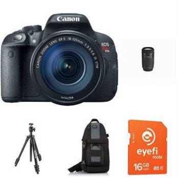 [macyskorea] Amazon Canon EOS Rebel T5i Digital SLR Bundle with 18-135mm Lens and 55-250mm/9505862