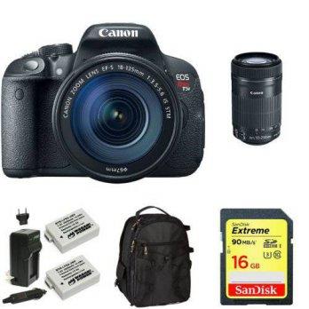 [macyskorea] Amazon Canon EOS Rebel T5i Digital SLR Bundle with 18-135mm Lens and 55-250mm/7070344