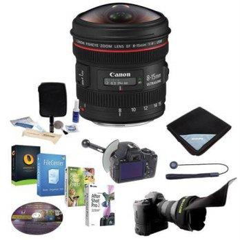 [macyskorea] Canon EF 8-15mm f/4.0L USM Fisheye Lens BUNDLE w/USA Warranty + More/9505028