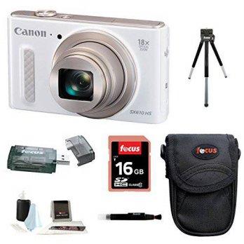 [macyskorea] Canon Powershot SX610 HS Digital Camera (White) with 16GB Accessory Bundle/7067270