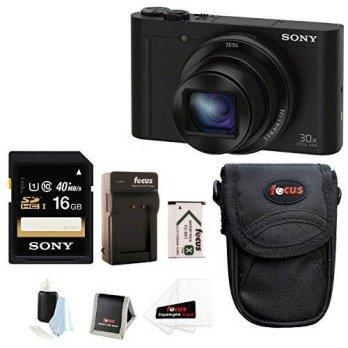 [macyskorea] Focus Camera Sony Cyber-shot DSC-WX500 Digital Camera (Black) with 16GB Delux/3815771