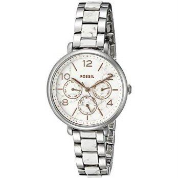 [macyskorea] Fossil Womens ES3939 Jacqueline Multifunction White Stainless Steel Watch/9528986