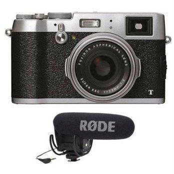 [macyskorea] Fujifilm X100T Digital Camera Silver, 16.3MP, - With Rode Microphones VideoMi/9504299