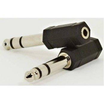 [macyskorea] Generic YarMonth -2Packs 3.5mm Stereo Jack to 1/4 Stereo Plug Adapter black/9143507