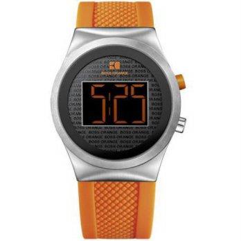 [macyskorea] HUGO BOSS Hugo Boss 1512689 Digital Orange Collection Rubber Strap Mens Watch/9530171