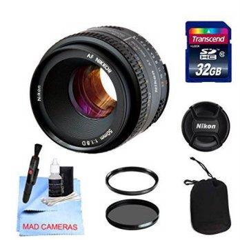 [macyskorea] MadCameras Nikon Lens Kit With Nikon AF NIKKOR 50mm f/1.8 D Portrait/Video Le/9504673