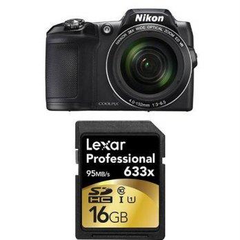 [macyskorea] Nikon COOLPIX L840 Digital Camera with 38x Optical Zoom and Built-In Wi-Fi (B/3813917