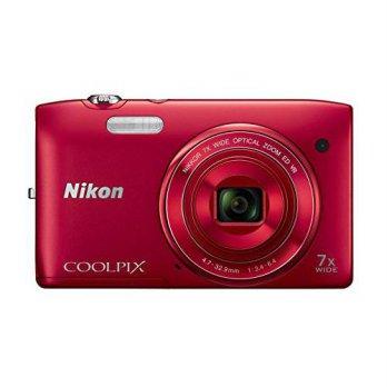[macyskorea] Nikon COOLPIX S3500 20.1 MP Digital Camera with 7x Zoom (Red) (OLD MODEL)/8198368