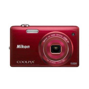 [macyskorea] Nikon COOLPIX S5200 Wi-Fi CMOS Digital Camera with 6x Zoom Lens (Red)/8198757