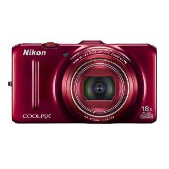 [macyskorea] Nikon Coolpix S9300 16.0 MP Digital Camera - Red/218768