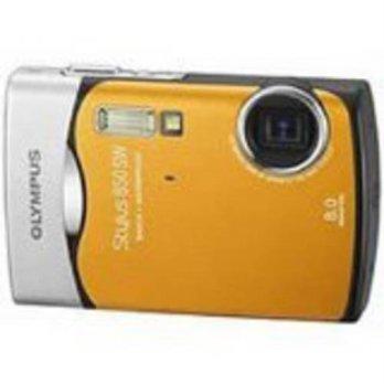 [macyskorea] Olympus Stylus 850SW 8MP Digital Camera with 3x Optical Zoom (Orange)/7695622